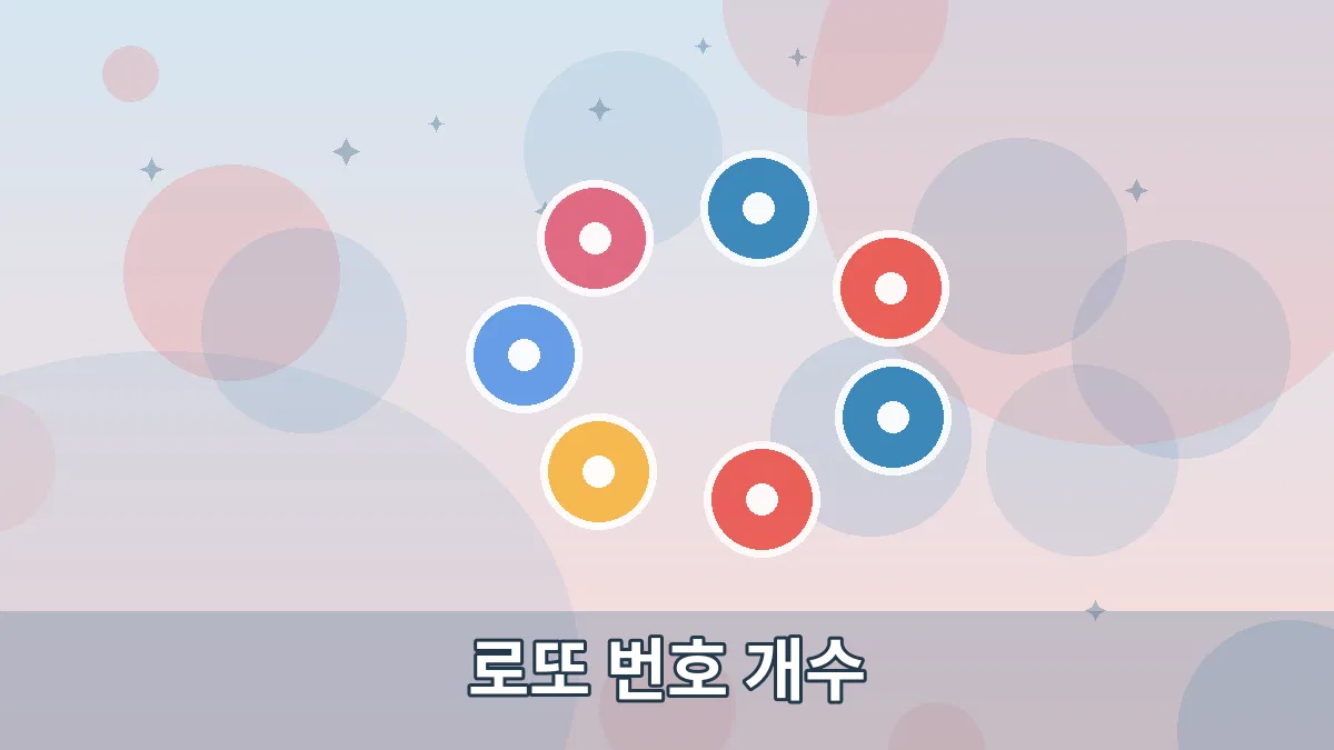 로또 번호 개수 안내 이미지 2